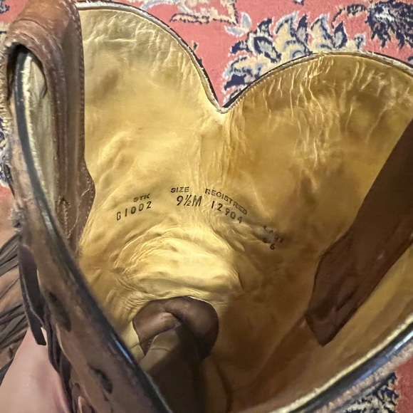 Corral cowboy boots w fringe - Picture 4 of 11